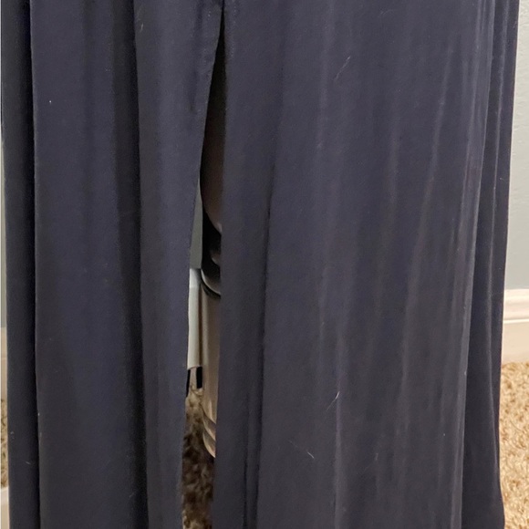 Boden Marcia Blue Embroidered Floral Maxi Dress Flamingo Boho Tropical Size 12 - Picture 4 of 8